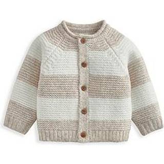 Mamas & Papas Cream Stripe Cardigan