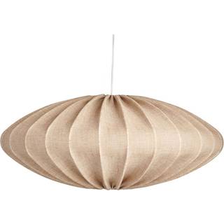 Ellipse loftslampe, 65 cm, hør, sand