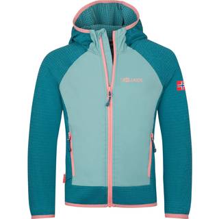 Trollkids Kid's Seiland Jacket Fleecejakke Børn størrelse 176 farve turkis