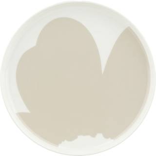 Marimekko Iso Unikko tallerken Ø25 cm White-straw