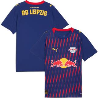 PUMA RB Leipzig 25/26 Away Jersey Youth, Clothing, Elektro Blue/Red, 13-14Y