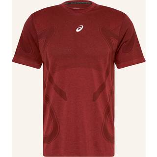 ASICS Road Seamless SS Top T-shirt Rød XL til komfortabel løbetræning