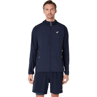 ASICS Road Packable Running Jacket Men - Blue, Size L - blue