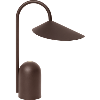 Ferm Living Arum Transportabel Lampe Dark Chocolate