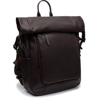 The Chesterfield Brand Wax Pull Up Cow Remo Rolltop rygsæk mørkebrun
