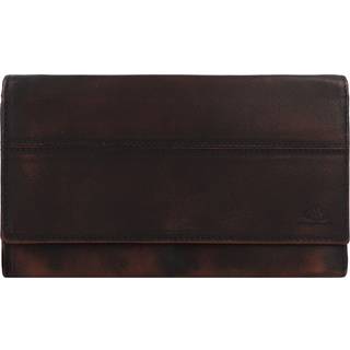 Geldbörse Leder Damen-Langbörse 18x11cm "Destressed"