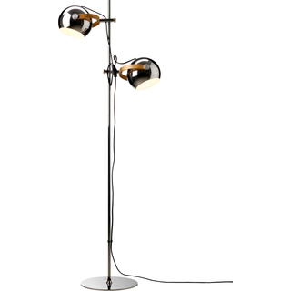Emanuele Patton - DC 2 Arm Gulvlampe Ø18 Krom - Halo Design - Hos Lampeagenten