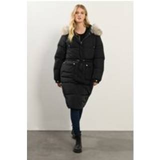 Lts Tall Black Padded Midi Coat Size 12