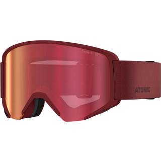 Atomic Savor L Stereo, skibriller, mørkerød