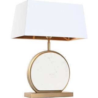 Bordlampe Home ESPRIT Hvid Gylden 50 W 220 V