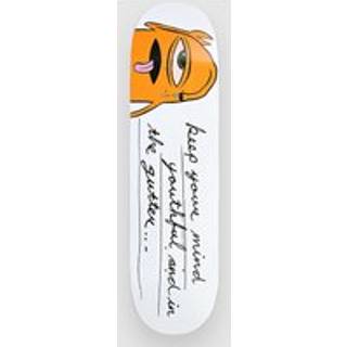 "Toy Machine In The Gutter 8.38"" Skateboard deck" - Uni - white