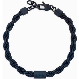 Armani Exchange Blue Stainless Steel Chain Men's Bracelet AXG0165470