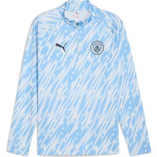 PUMA Manchester City Pre-match Quarter-Zip Top Men, Sport, Silver Sky, M