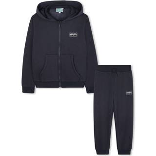 KENZO KIDS Kenzo Kids Blue Back Graphic Logo Tracksuit Hoodie & Joggers Set
