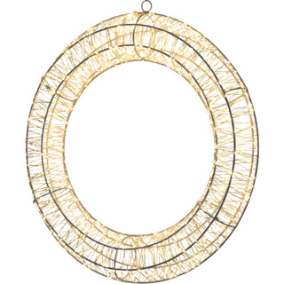 Veliline metal lyskrans 480 led med timer ip44