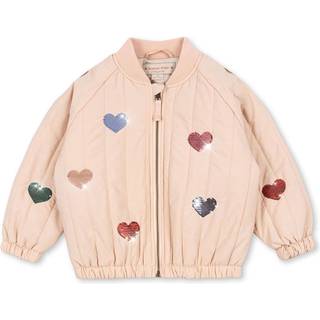 Konges Sløjd Juno Sequin Bomber Jacket Cameo Rose Juno Sequin Bomber Jacket Cameo Rose 12M  Lyserød  12 måneder  kvinde