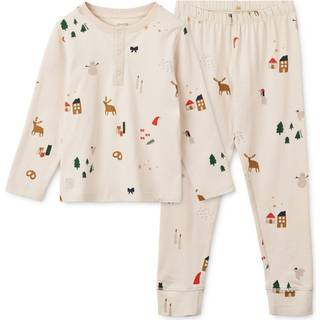 Wilhelm Printed Pyjamas, Holiday/Sandy, 86 cm