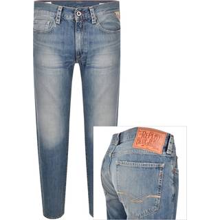 Replay Neaal Slim Fit Mid Wash Jeans Blue