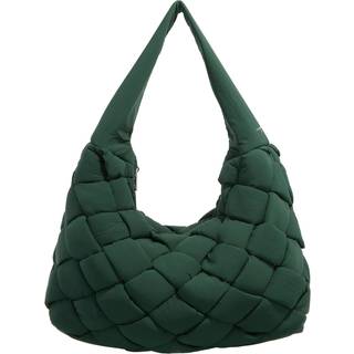 Liebeskind Bo Weaved Nylon L Hobo bag mørkegrøn