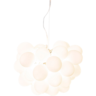 By Rydéns Gross Pendel 50 Cm Mathvid - Pendler Glas Mat Hvid - 4200440-5002