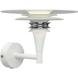 Belid Diablo Væglampe, Mat Hvid/Krom