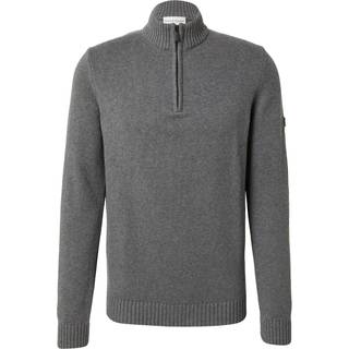 Stian Regular Fit Striktrøje, Grey, S