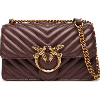 Pinko Love One Mini Skuldertaske vin