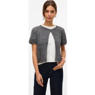 VERO MODA DAME CARDIGANG AWSILJA - Medium grey melange - S