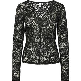 Yaslacey Blonde Top Med Lange Ærmer