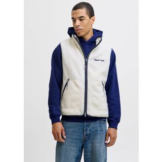 Jack & Jones Norrebro Teddy Bodywarmer Vest Ocean Cavern