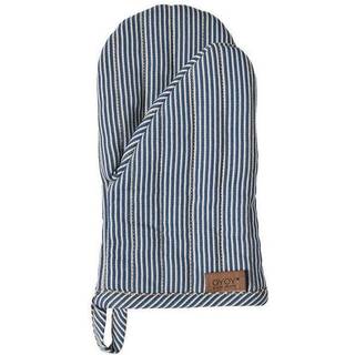 OYOY Striped denim grydehandske Blue