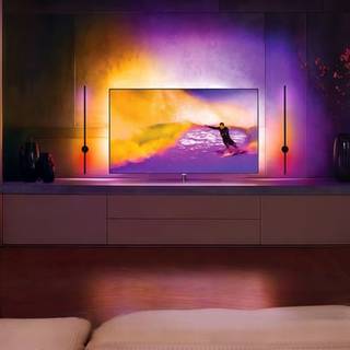 80cm RGBIC justerbar væglampe - Bluetooth, 5V USB