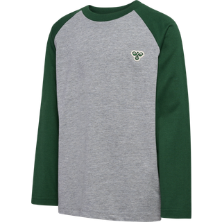 Hummel Raglan Loose T-shirt, Dark Green, 110-116