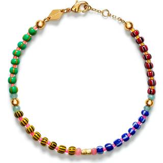 ANNI LU Magic Moments Striped Horizon Armbånd 18 kt. Forgyldt Messing 252-10-09 - Dame - Brass