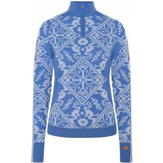Kari Traa Women's Saga Half Zip Merino undertøj Damer størrelse XL farve blå