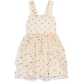 The New Naria Kjole White Swan White Swan 3-4 Y  Creme  3-4 år  kvinde
