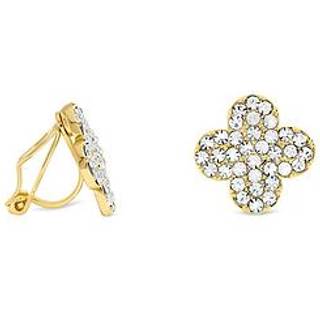 Jon Richard Jon Richard Forgyldte og Pavede Kløver Klipsøreringe