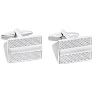 Silver Tone Rectangular Cufflinks - A45170