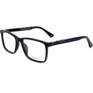 Police VPL886 ORIGINS 7 0700 54 Briller Mænd Black - Shiny Black - 54mm