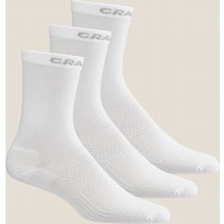 Craft Core Dry High Sock 3-Pack White, 34/36