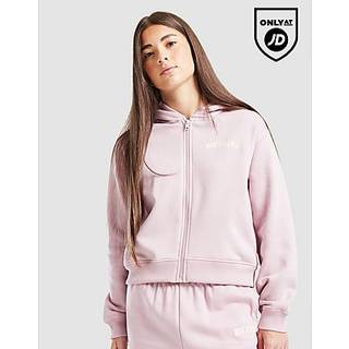 New Balance Girls' Varsity Full Zip Hoodie Junior, Pink - 8-9Y