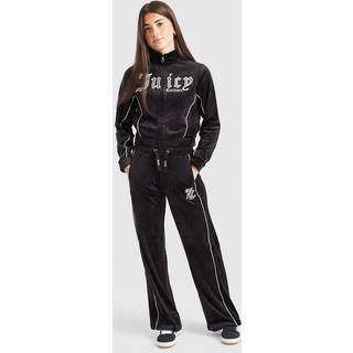 JUICY COUTURE Girls' Panel Tracksuit Junior, Sort - 14-15Y