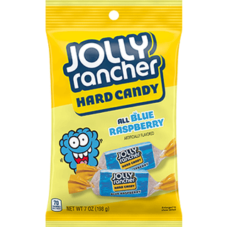 Jolly Rancher All Blue Razz - Slik med Blå Hindbærsmag 184 gram (USA Import).
