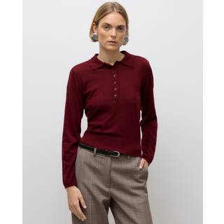Awsikita Strikket Poloshirt