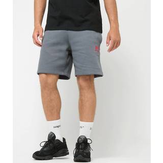 Under Armour Icon Fleece Taping Men's 7.75" Shorts Castlerock / Racer Red M