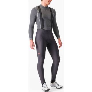 Castelli Espresso bibtights med seler dark gray herre - Størrelse Small