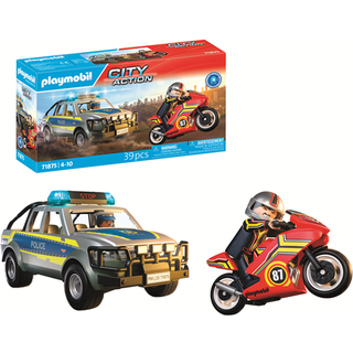 Playmobil City Action Politijagt med pick-up 71875