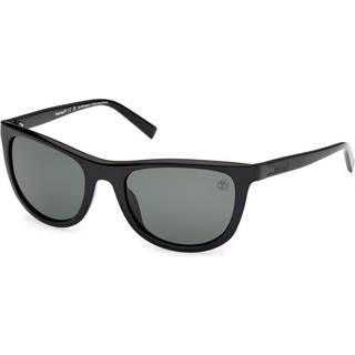 Timberland TB00058 Polarized 01R 56 Solbriller Mænd Black - Shiny Black - 56mm