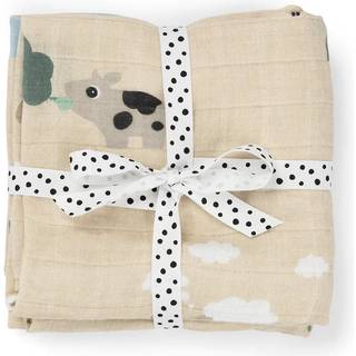 Done by Deer Tiny Farm Bækkenklud 2-pak Sand  Sand One Size  Beige  One Size  Unisex