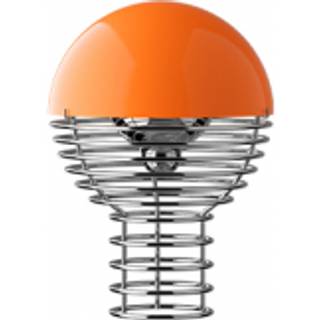 Verpan Wire Transportabel Lampe Orange